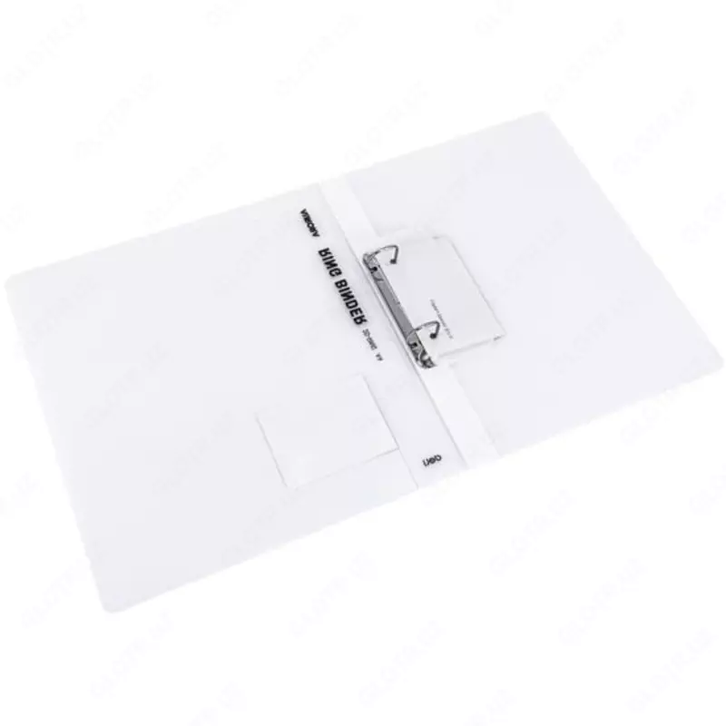   Plastik hujjat papkasi Deli Aurora  2 ta D-halqa  34 mm  A4  600 mikron (Art. - 5381) Shaffof