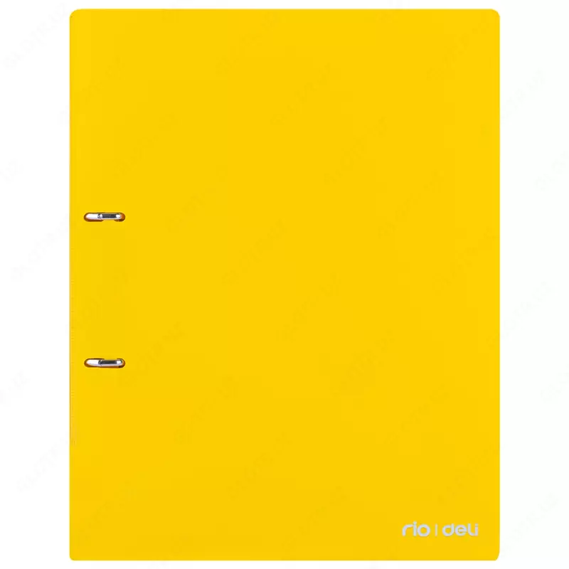  Пластиковая папка для документов Deli Rio  2 D-кольца.  75 мм  А4  600 мкм (Арт. - 38130) Цв. ассорти - 