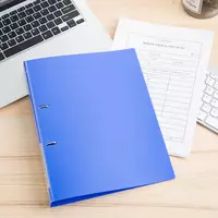  Пластиковая папка для документов Deli 2 D-кольца.  70 мм  А4  600 мкм (Арт. - 5383) Ассортимент Только в розницу