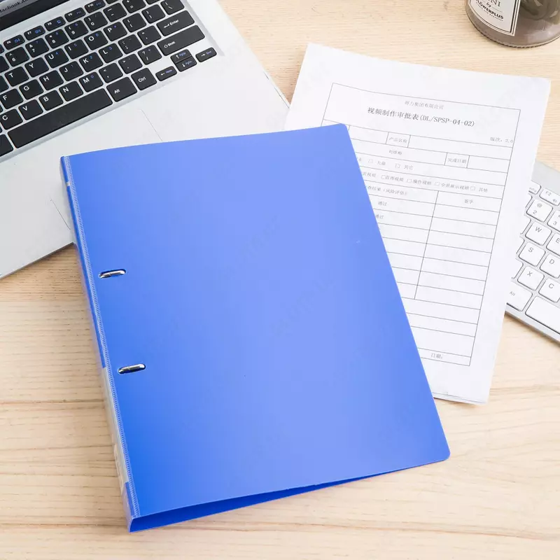  Пластиковая папка для документов Deli 2 D-кольца.  70 мм  А4  600 мкм (Арт. - 5383) Ассортимент Только в розницу