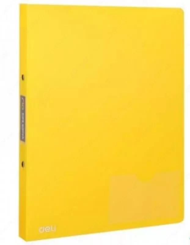   Пластиковая папка для документов Deli Rio  2 D-кольца.  30 мм  А4  700 мкм (Арт. - 39576) Цв. ассорти