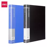Пластиковая папка для документов Deli 2 D-кольца.  70 мм  А4  600 мкм (Арт. - 5382) Ассортимент