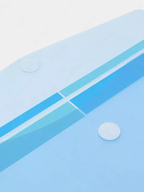   Пластиковая папка - конверт Deli 1 отд.  А4  заст. липучка  180 мкм (Арт. - 5504) Цв. ассорти