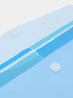   Пластиковая папка - конверт Deli 1 отд.  А4  заст. липучка  180 мкм (Арт. - 5504) Цв. ассорти