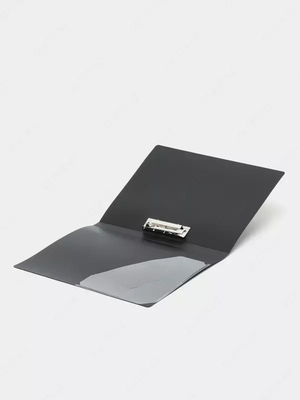  Пластиковая папка для документов (боковой зажим) Deli 70 мм  А4  600 мкм (Арт. - 5301bk) Черная - 