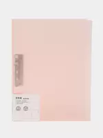 Hujjatlar uchun plastik papka (yon qisqich) Deli 18 mm  A4  600 mikron (Art. - 64515-rk) Pushti