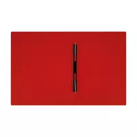  Hujjatlar uchun plastik papka (bahorli boglovchi) Stamm A4  305 x 235 x 14 mm  500 mikron (Art. - MM-32223) Qizil - 