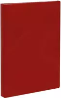 Пластиковая папка для документов Стамм 100 вклад.  А4  310 x 230 x 30 мм  600 мкм (Арт. - ММ-32215) Красная