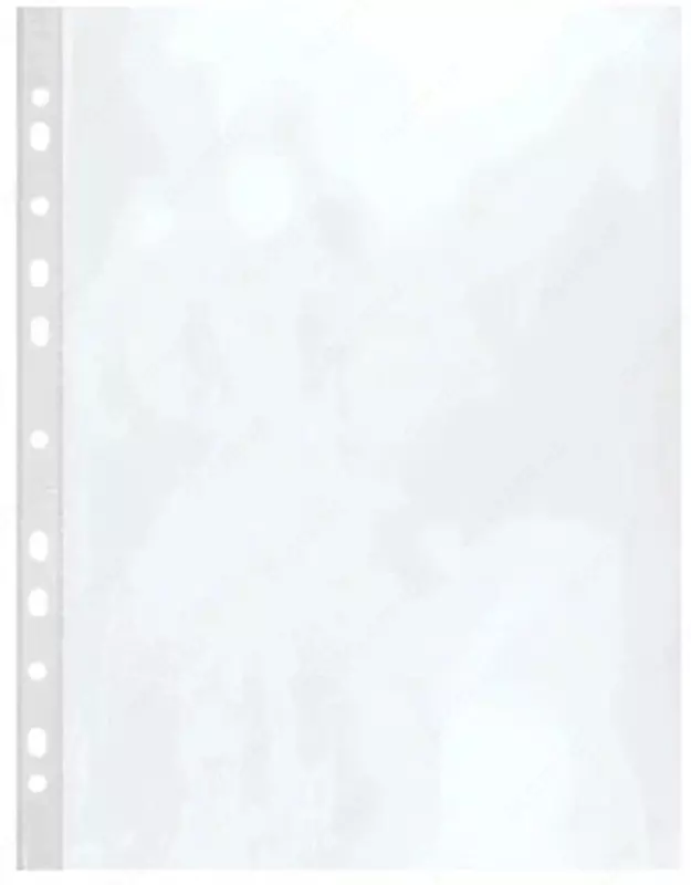  Папка-вкладыш с перфорацией (файл) Стамм А4  30 мкм  матовая  305 х 235 мм (Арт. - ММ-32226) - 
