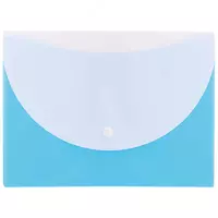  Папка - конверт Deli Rio  пластиковая  2 отд.  А5  1 кнопка  180 мкм  120 л. (Арт. - 38978) Цв. ассорти - 