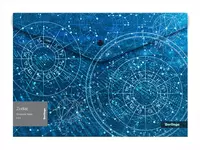 Папка - конверт Berlingo Zodiac  пластиковая  1 отд.  А4  1 кнопка  180 мкм  120 л. (Арт. - EFG_A4975)