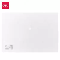 Papka - konvert Deli Aurora  plastmassa  1 bolim  A4  1 tugma  160 mikron  100 l. (Art. - 10512-EF) Shaffof