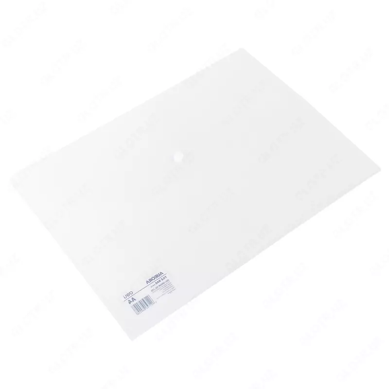   Papka - konvert Deli Aurora  plastmassa  1 bolim  A4  1 tugma  160 mikron  100 l. (Art. - 10512-EF) Shaffof
