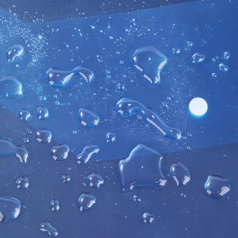   Папка - конверт Deli Aurora  пластиковая  1 отд.  А4  1 кнопка  180 мкм  100 л. (Арт. - 10432-EF) Синяя