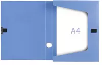  Пластиковая папка-накопитель Deli 320 х 240 х 35 мм  застежка-липучка  350 л (Арт.- 5682bl) Синяя - 