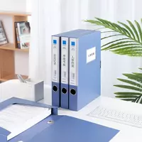  Пластиковая папка-накопитель Deli 320 х 240 х 35 мм  застежка-липучка  350 л (Арт.- 5682bl) Синяя Только в розницу