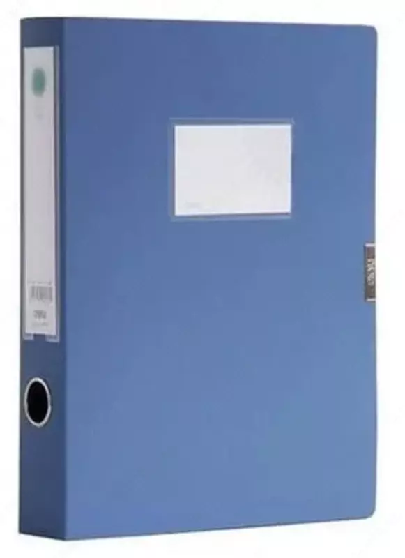 Пластиковая папка-накопитель Deli 318 х 238 х 50 мм  застежка-липучка  500 л (Арт.- 5623bl) Синяя