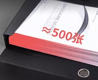  Deli plastik saqlash papkasi 318 x 238 x 50 mm  Velcro mahkamlagich  500 l (Art. - 5623bk) Qora - 