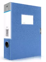 Пластиковая папка-накопитель Deli 320 х 240 х 55 мм  застежка-липучка  550 л (Арт.- 5606bl) Синяя