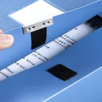   Пластиковая папка-накопитель Deli 320 х 240 х 55 мм  застежка-липучка  550 л (Арт.- 5606bl) Синяя