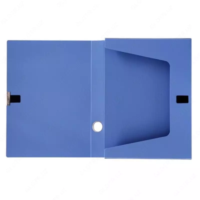  Deli plastik saqlash papkasi 320 x 240 x 76 mm  Velcro mahkamlagich  750 l (Art. - 5604bl) Moviy - 