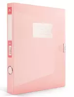 Пластиковая папка-накопитель Deli 320 х 240 х 35 мм  застежка-липучка  350 л (Арт.- 63210-рk) Розовая