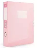 Deli plastik saqlash papkasi 320 x 240 x 55 mm  Velcro mahkamlagich  550 l (Art. - 63211-rk) Pushti