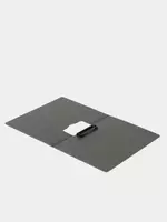  Yassi plastik papka (yon qisqich) Deli  A4  600 mikron (Art. - 5011-bk) Qora - 