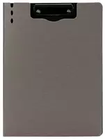 Пластиковая папка-планшет (верхний зажим) Deli  А4  600 мкм (Арт. - 64513gr) Светло/серая