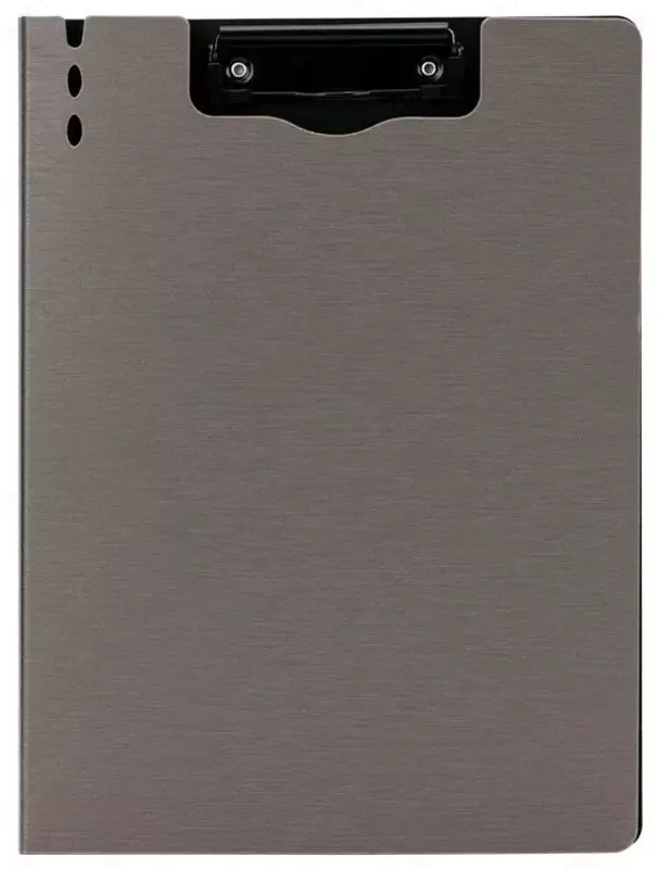 Пластиковая папка-планшет (верхний зажим) Deli  А4  600 мкм (Арт. - 64513gr) Светло/серая