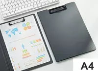  Пластиковая папка-планшет (верхний зажим) Deli  А4  600 мкм (Арт. - 5016-gr) Серая - 