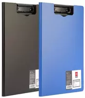 Пластиковая папка-планшет (верхний зажим) Deli Infinite  А4  600 мкм  ПВХ карман (Арт. - 5440) Ассортимент