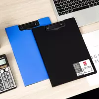  Пластиковая папка-планшет (верхний зажим) Deli Infinite  А4  600 мкм  ПВХ карман (Арт. - 5440) Ассортимент Только в розницу