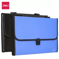 Deli plastik hujjat papkasi  12 ta bolim  210 x 297 x 40 mm  mahkamlangan. qulf (Art. - 5559) Assortiment