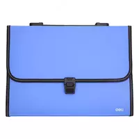  Deli plastik hujjat papkasi  12 ta bolim  210 x 297 x 40 mm  mahkamlangan. qulf (Art. - 5559) Assortiment - 