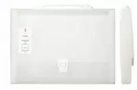  Deli plastik hujjat papkasi  7 ta bolim  315 x 225 x 30 mm  fermuarli. qulf (Art. - 5880) Assortiment - 