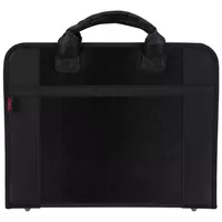 Пластиковая папка - портфель Deli  2 ручки  1 отд.  370 х 280 х 70 мм  заст. молния (Арт. - 5865) Ассортимент