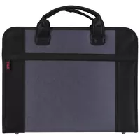  Пластиковая папка - портфель Deli  2 ручки  1 отд.  370 х 280 х 70 мм  заст. молния (Арт. - 5865) Ассортимент - 