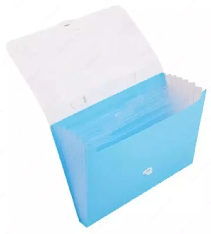  Пластиковая папка-портфолио Deli Bumpees  7 отд.  330 х 260 х 40 мм  заст. замок (Арт.- 60102-EZ) Ассортимент - 