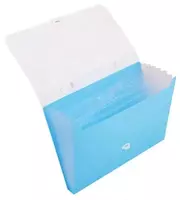  Пластиковая папка-портфолио Deli Bumpees  7 отд.  330 х 260 х 40 мм  заст. замок (Арт.- 60102-EZ) Ассортимент - 