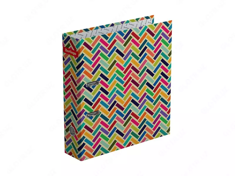 Папка-регистратор Berlingo Geometry  арочн. мех  А4  600 л. (Арт.- AMl80402)