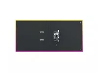  Папка-регистратор Berlingo Radiance  арочн. мех  А4  450 л.  заст. резинка (Арт.- AMl50403) Желтый/розовый градиент - 