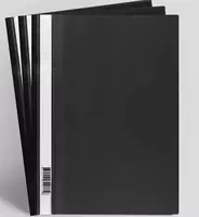   Teshikli papka Stamm A4  160 mikron  310 x 240 mm (Art. - MM-32254) Qora