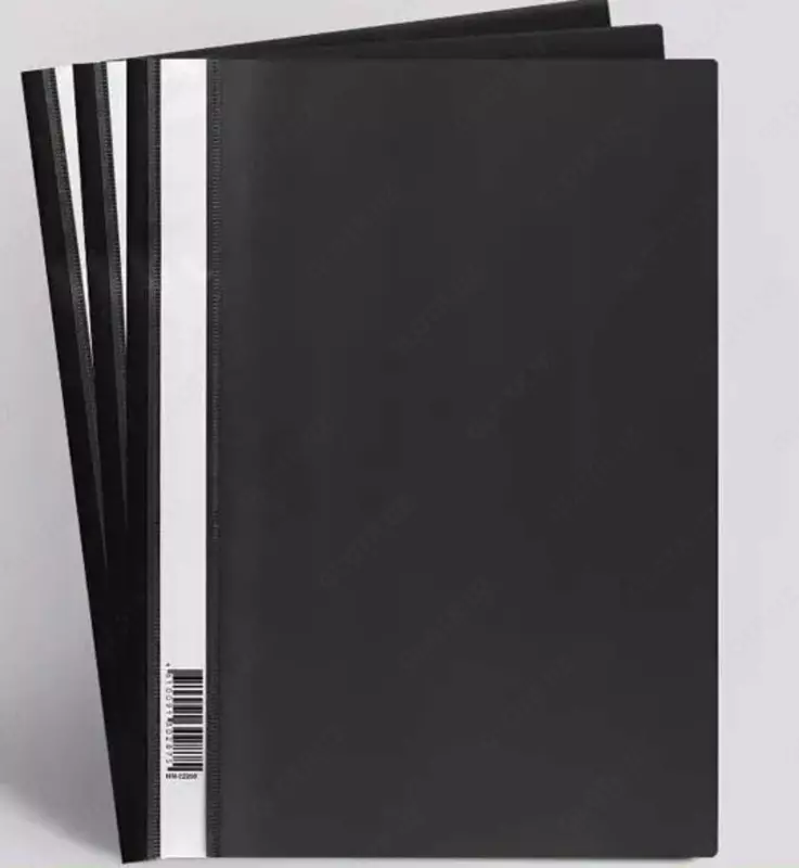   Teshikli papka Stamm A4  160 mikron  310 x 240 mm (Art. - MM-32254) Qora