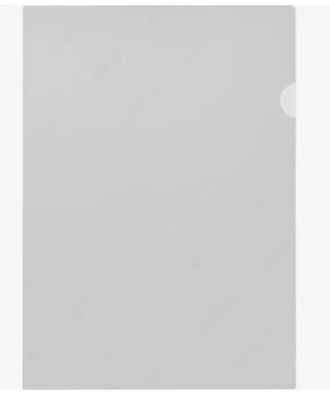 Plastik burchak papkasi Deli Start  330 x 260 mm  A4  100 mikron (Art. - 5706) Shaffof