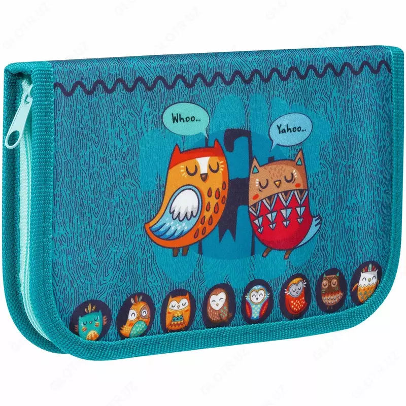 Универсальный детский пенал ArtSpace Yahoo  1+1 доп. отд  200 х 130 мм  текстиль (Арт. - ПТ1_49673)