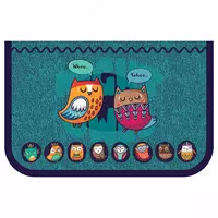   Универсальный детский пенал ArtSpace Yahoo  1+1 доп. отд  200 х 130 мм  текстиль (Арт. - ПТ1_49673)