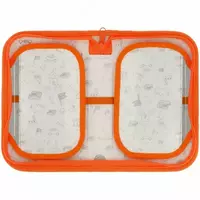  Универсальный детский пенал Мульти-Пульти Чебурашка  1+2 доп. отд  210 х 130 мм  текстиль (Арт. - ЧБТ_53176) - 