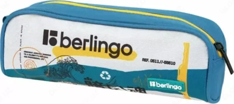 Универсальный детский пенал Berlingo Glyph  1 отд  220 х 75 х 55 мм  полиэстер (Арт. - PM090S11)