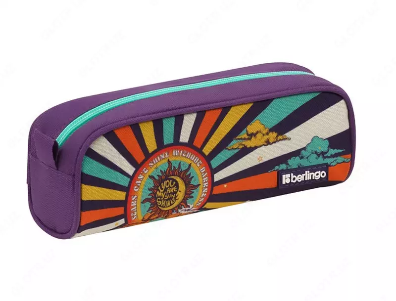 Универсальный детский пенал Berlingo Groovy  1 отд  220 х 75 х 55 мм  полиэстер (Арт. - PM090S15)